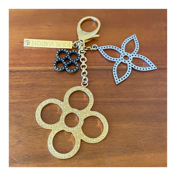 SOLD AUTHENTIC LOUIS VUITTON BIJOUX SAC TAPAGE KEY CHAIN  CHARM - Picture 1 of 9